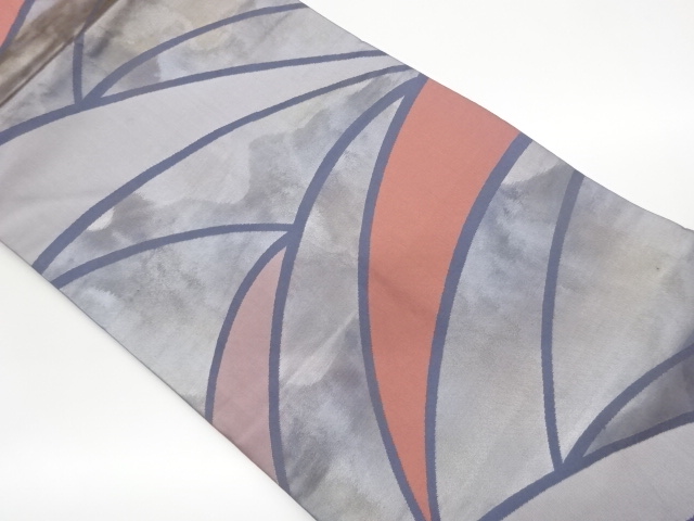 JAPANESE NAGOYA OBI / WOVEN WAVY STRIPE